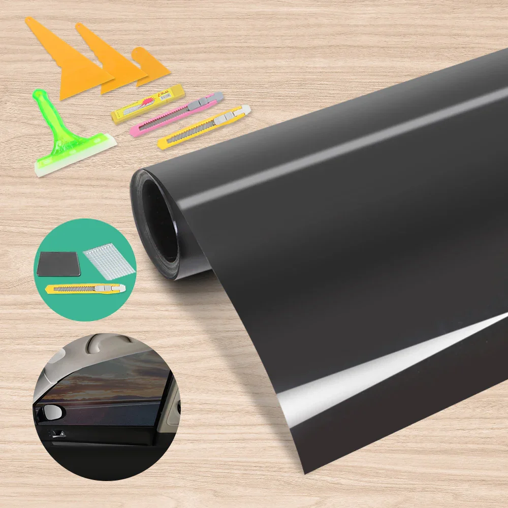 Window Tint Film Black Roll 15% VLT Home 100cmX30m Tinting tools Kit - Image 7
