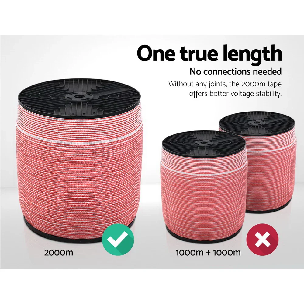 Electric Fence Poly Tape 2000M - Image 3