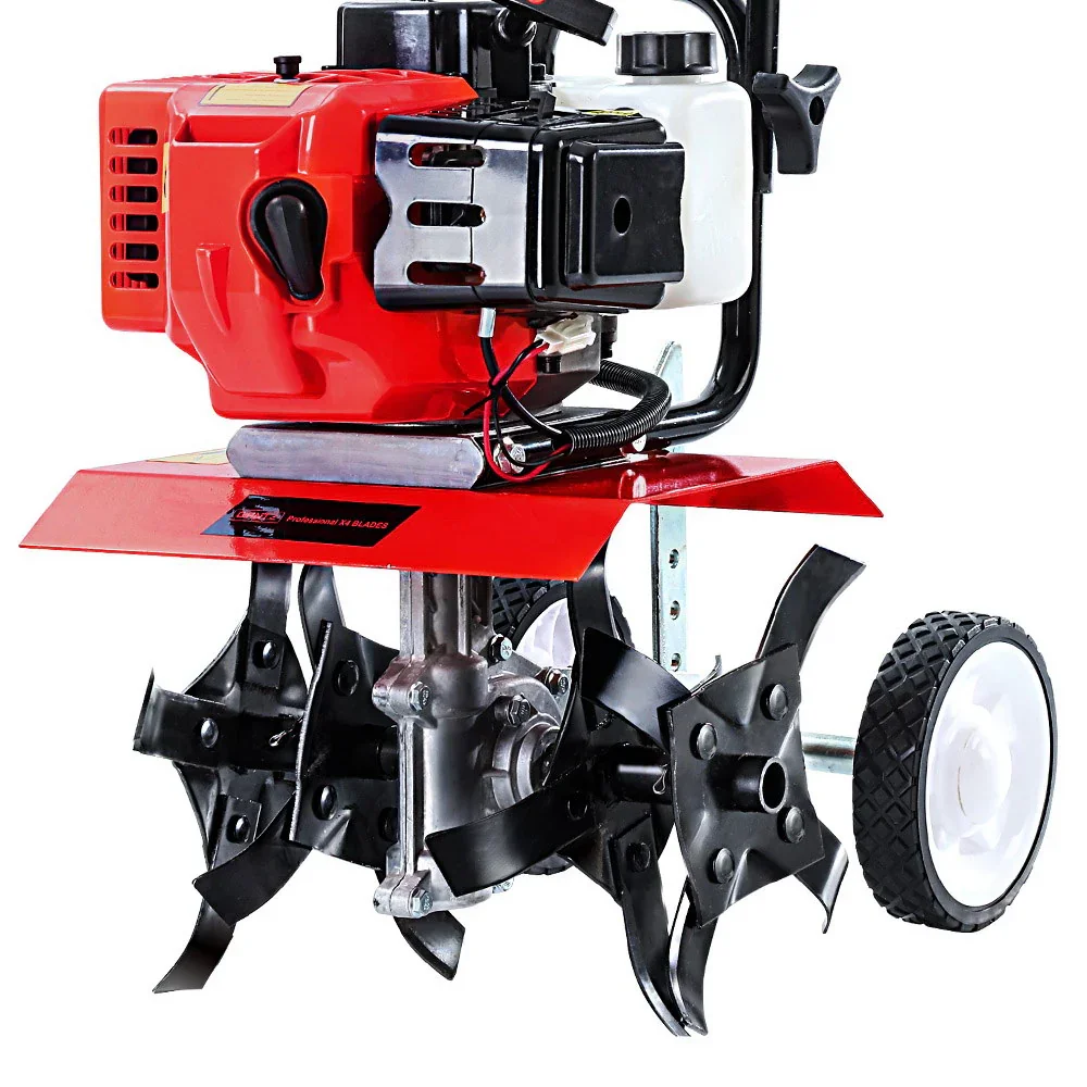 88CC Tiller Rototiller Garden Cultivator 4 Blades Soil Power Rotary Hoe - Image 5