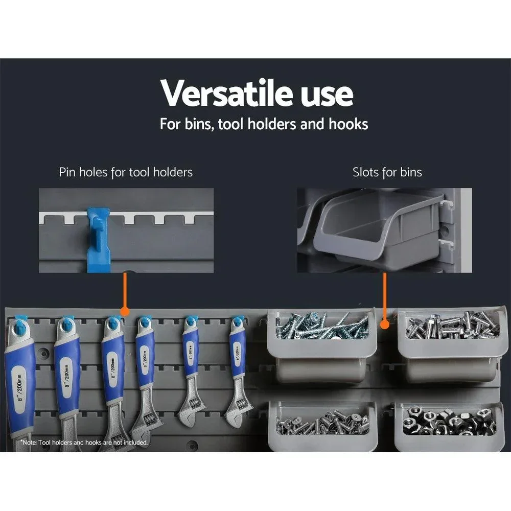 96 Storage Bin Rack Wall Mounted - Image 4