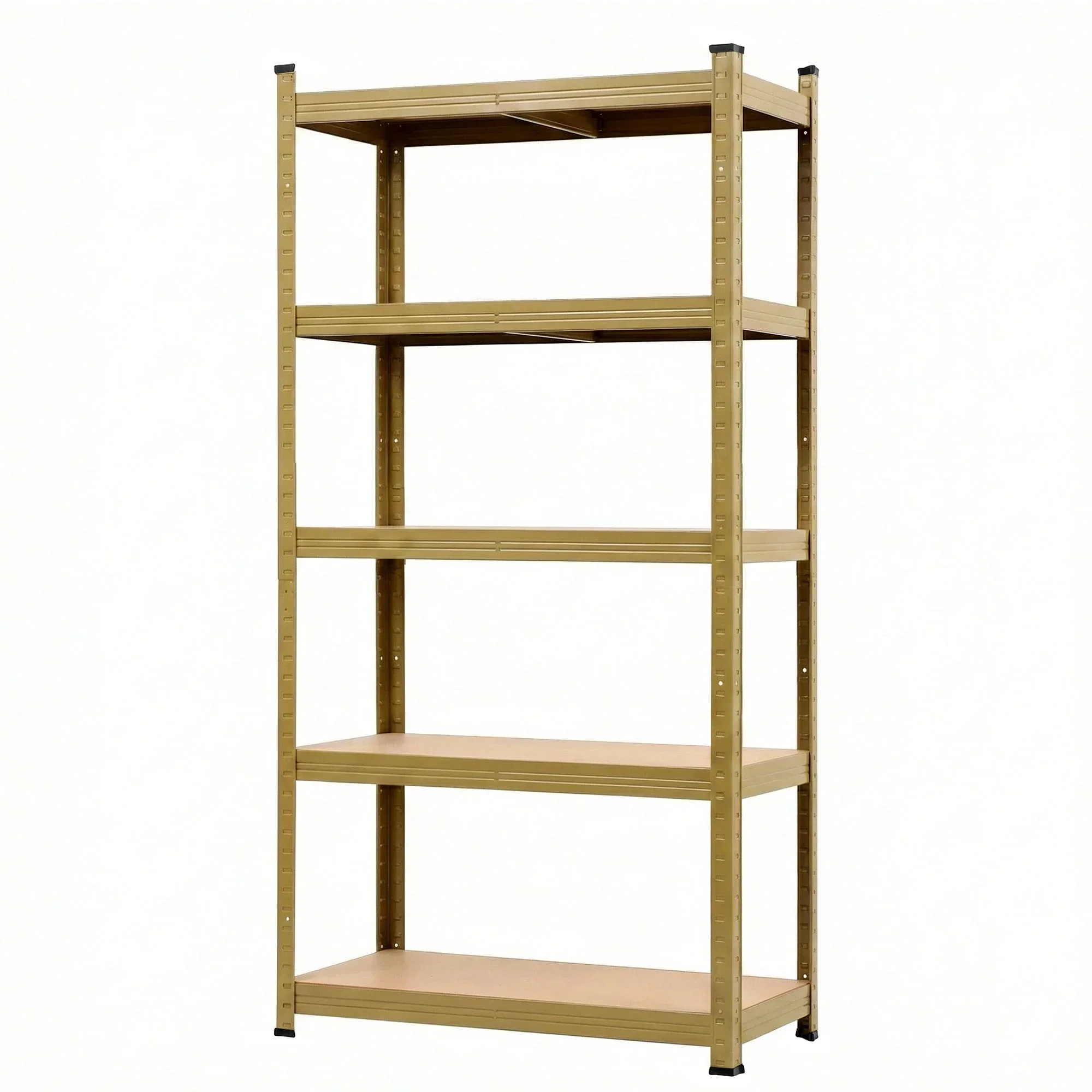Garage Shelving 1.6X0.8m Warehouse Shelves Storage Rack Pallet Racking Yellow - Image 2
