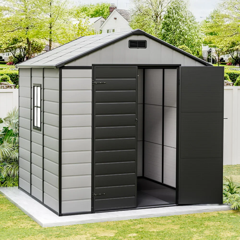 Garden Shed Sheds Outdoor Storage 2.15x2.14M Tool Workshop House Shelter