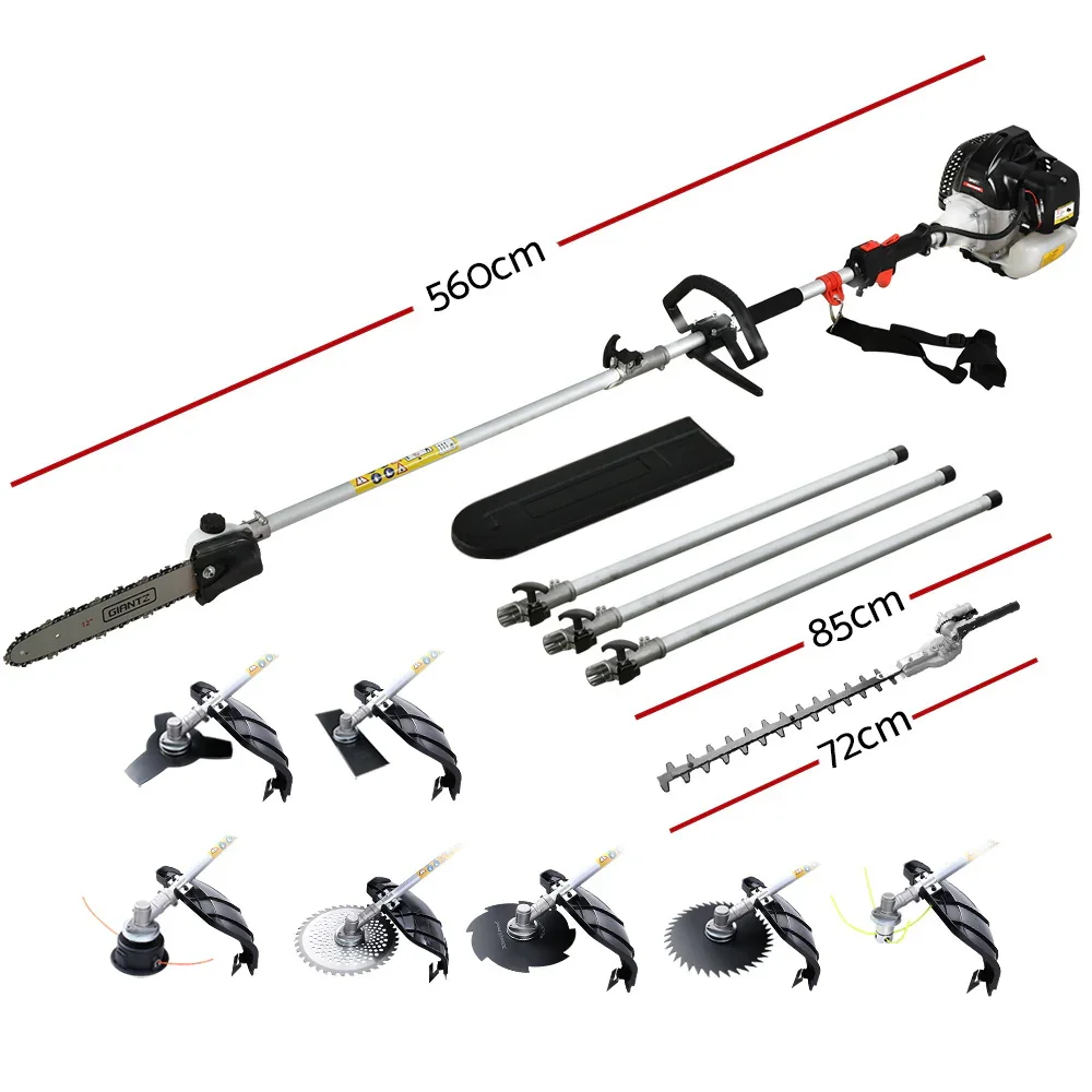Pole Chainsaw Hedge Trimmer Brush Cutter Whipper Snipper 9 IN 1 MultiTool - Image 2