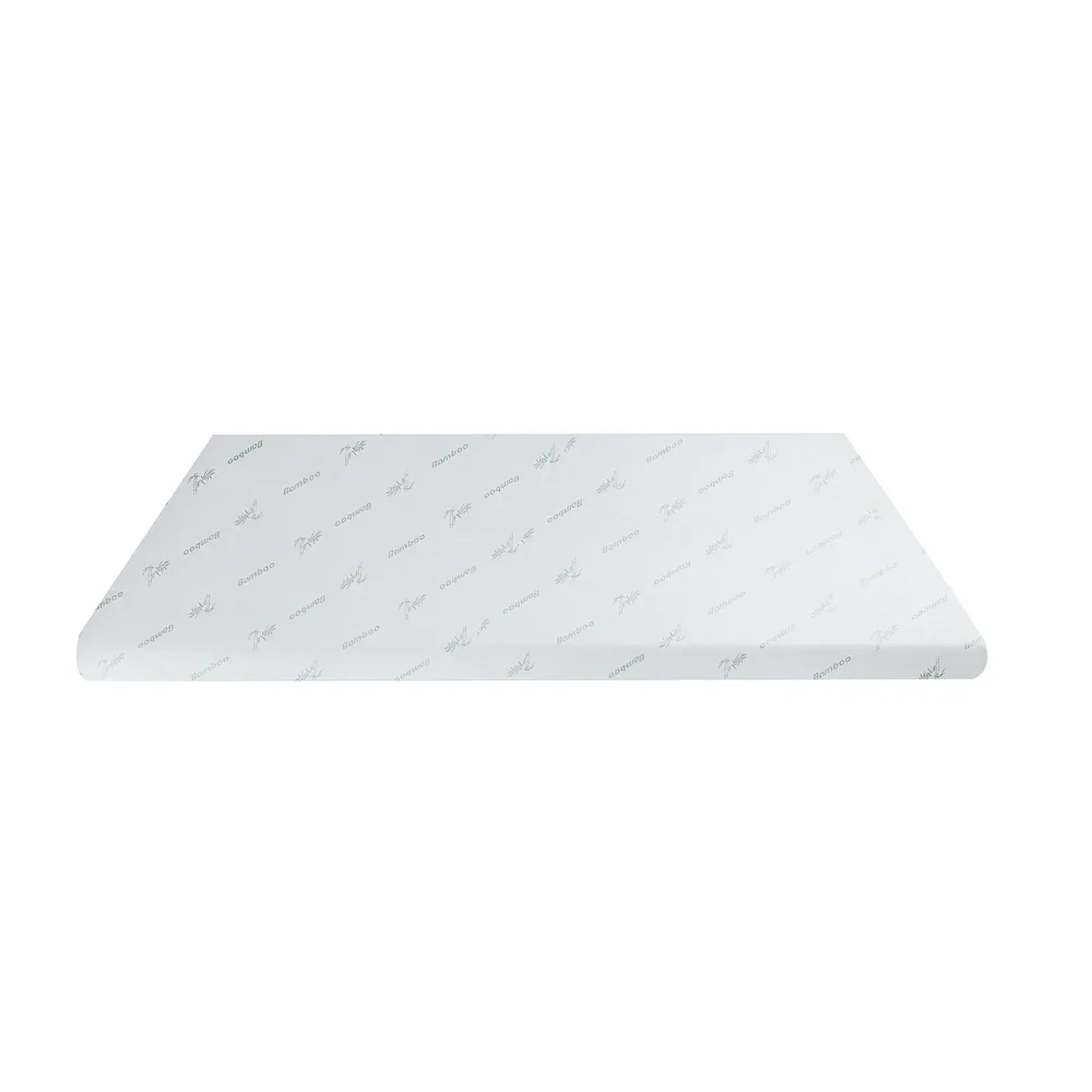 8cm Memory Foam Mattress Topper Gel Egg Crate Foam Bamboo Single - Image 7