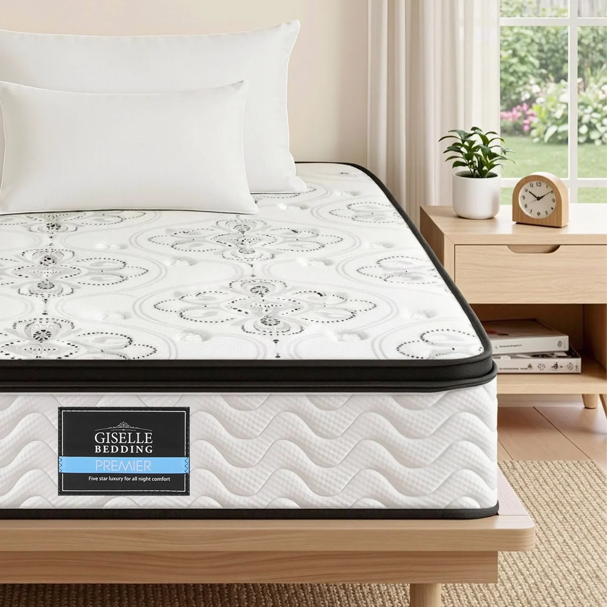 30cm Mattress Pocket Spring Medium Firm Foam Euro Top Single - Image 9