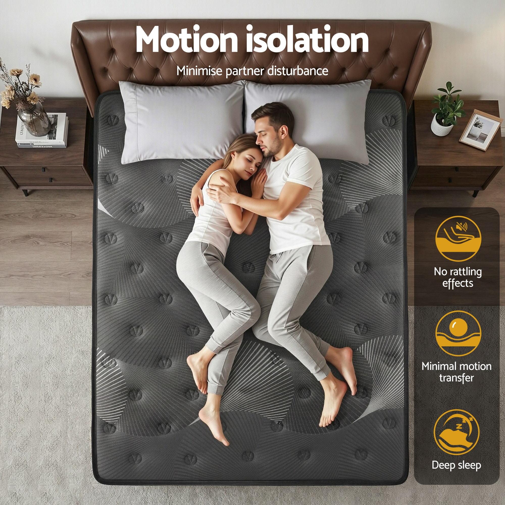 35cm Mattress Graphene Memory Foam Medium Firm Euro Top Mattresses Double - Image 7