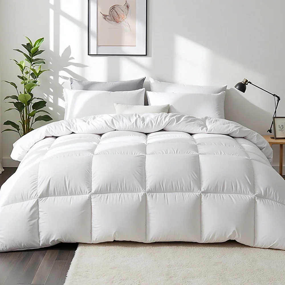 700GSM Duck Down Feather Quilt Duvet Doona Winter Blanket Double