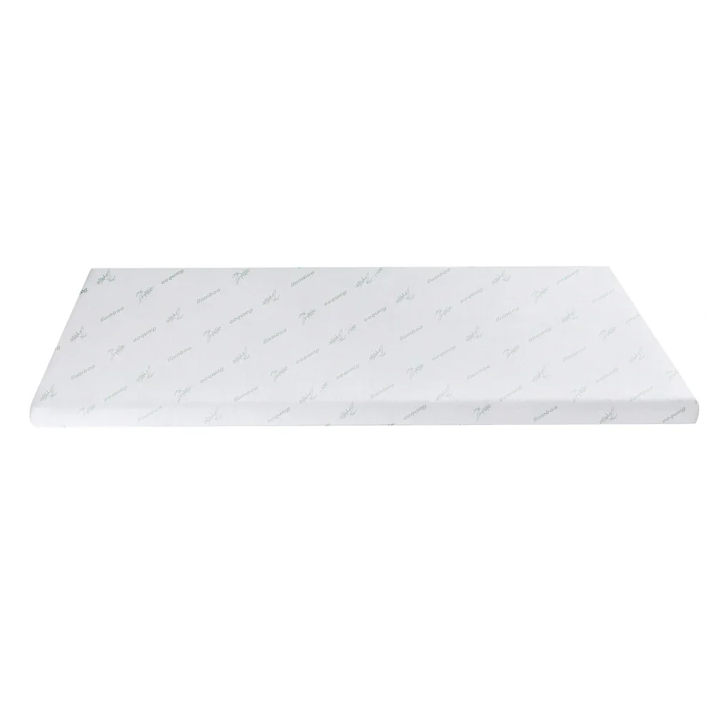 8cm Memory Foam Mattress Topper 7-Zone Graphite Queen - Image 6