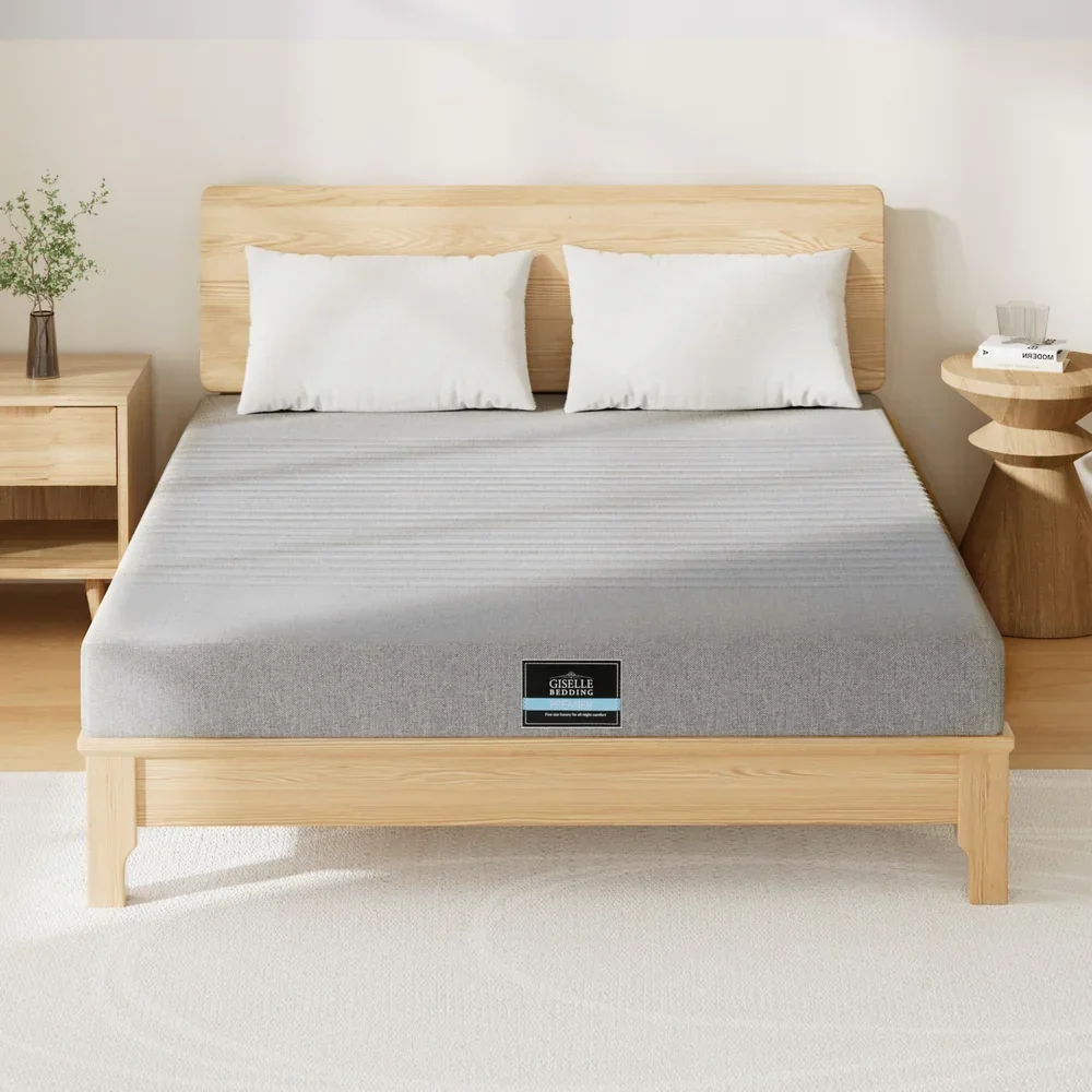Cool Gel Memory Foam Mattress Charcoal 7-Zone Washable Bamboo Cover 15cm Double - Image 7