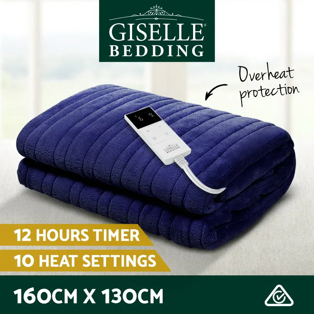 Electric Throw Blanket - Navy - Image 3