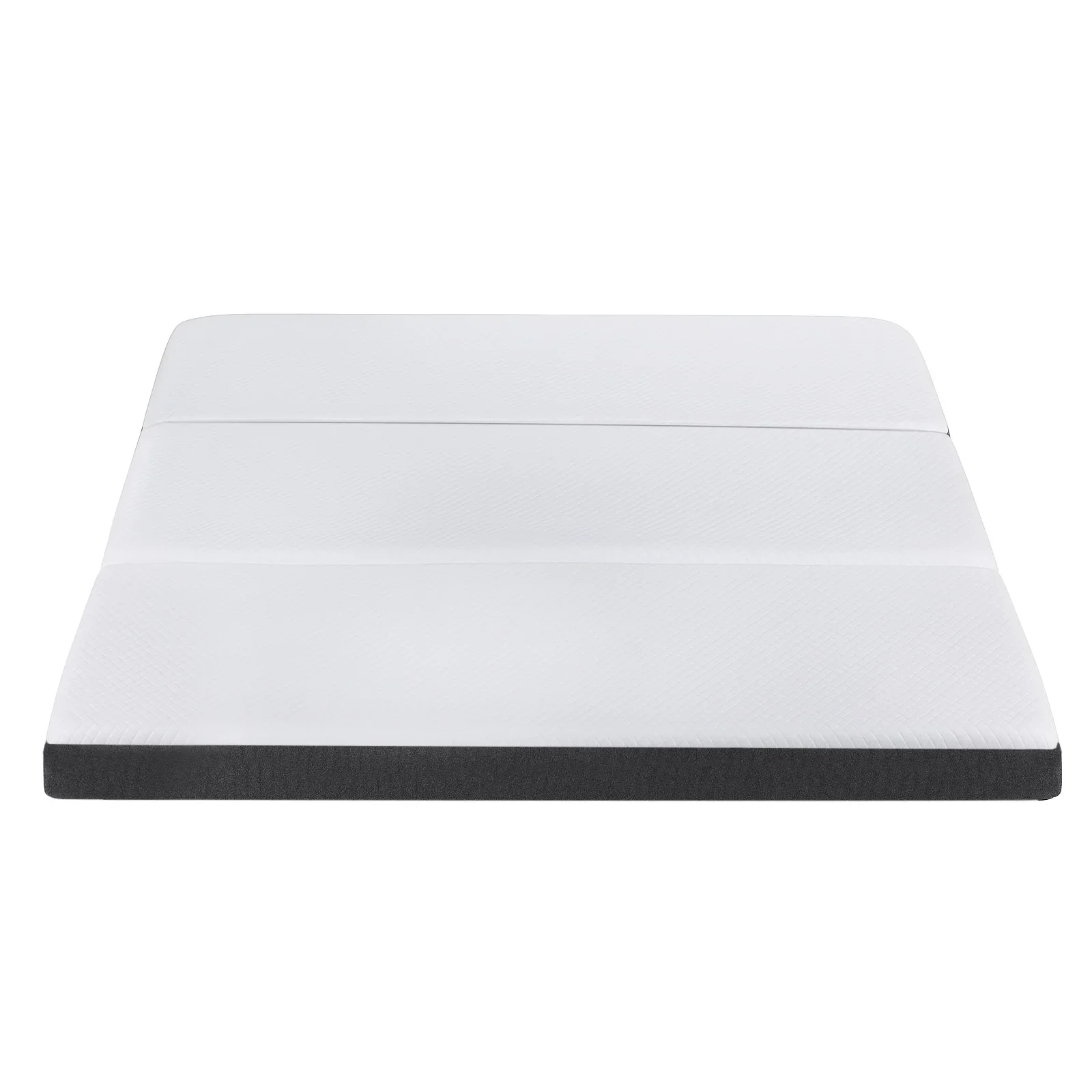 Foldable Mattress Folding Sofa Bed Tri-Fold Memory Foam Tencel Queen - Image 4