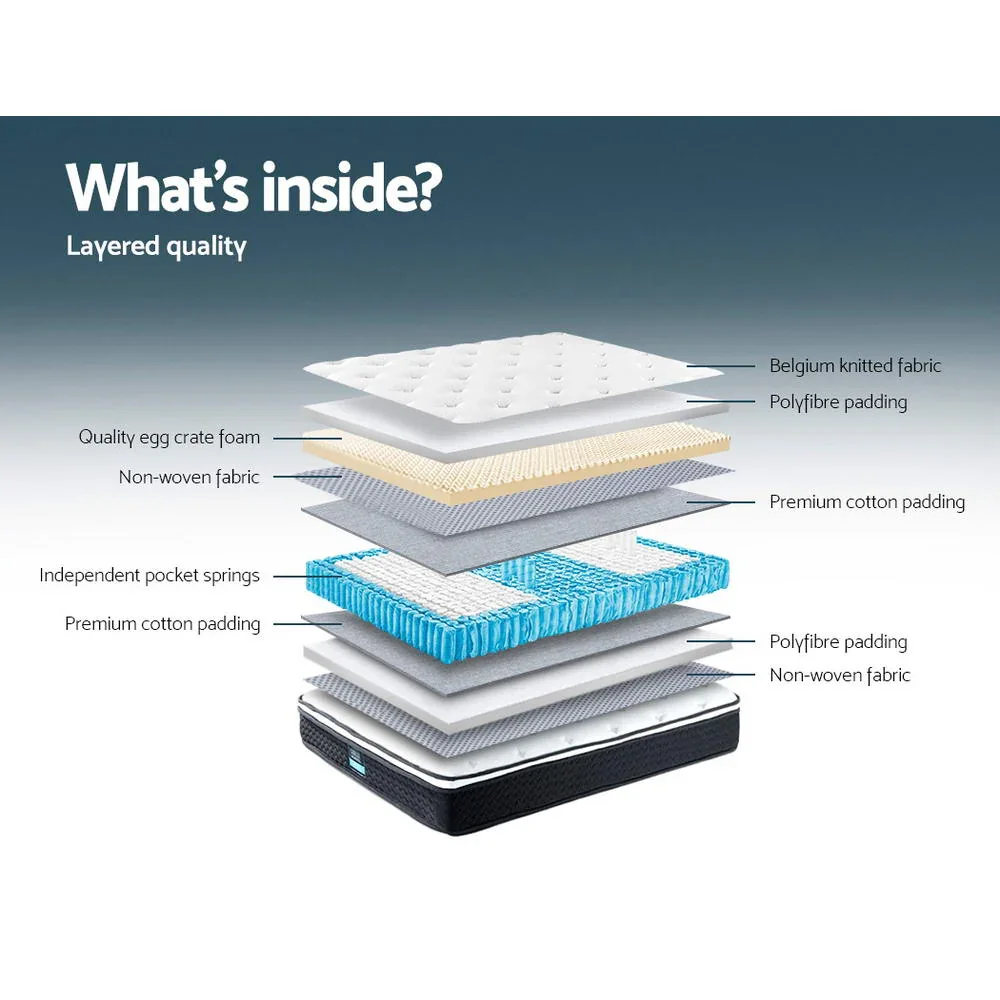 21cm Mattress Euro Top King Single - Image 6