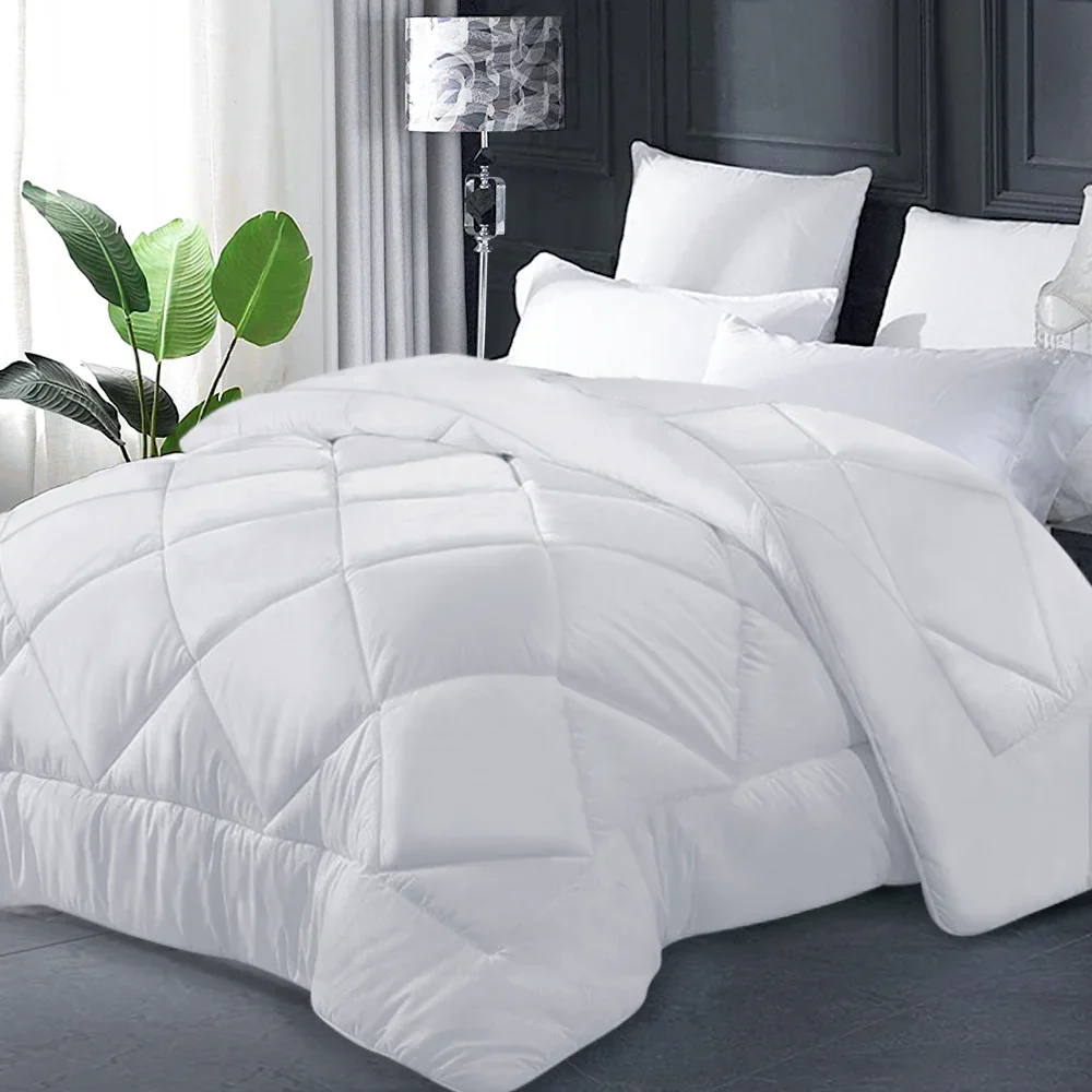 400GSM Microfibre Bamboo Quilt King - Image 7