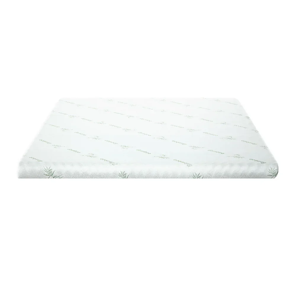 Memory Foam Mattress Topper Cool Gel Bed Mat Bamboo 10cm King - Image 3
