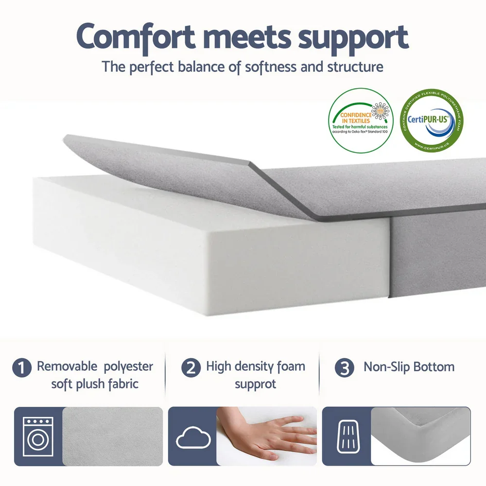 Foldable Mattress Folding Sofa Bed 4-fold Sleeping Camping Cushion Mat - Image 3