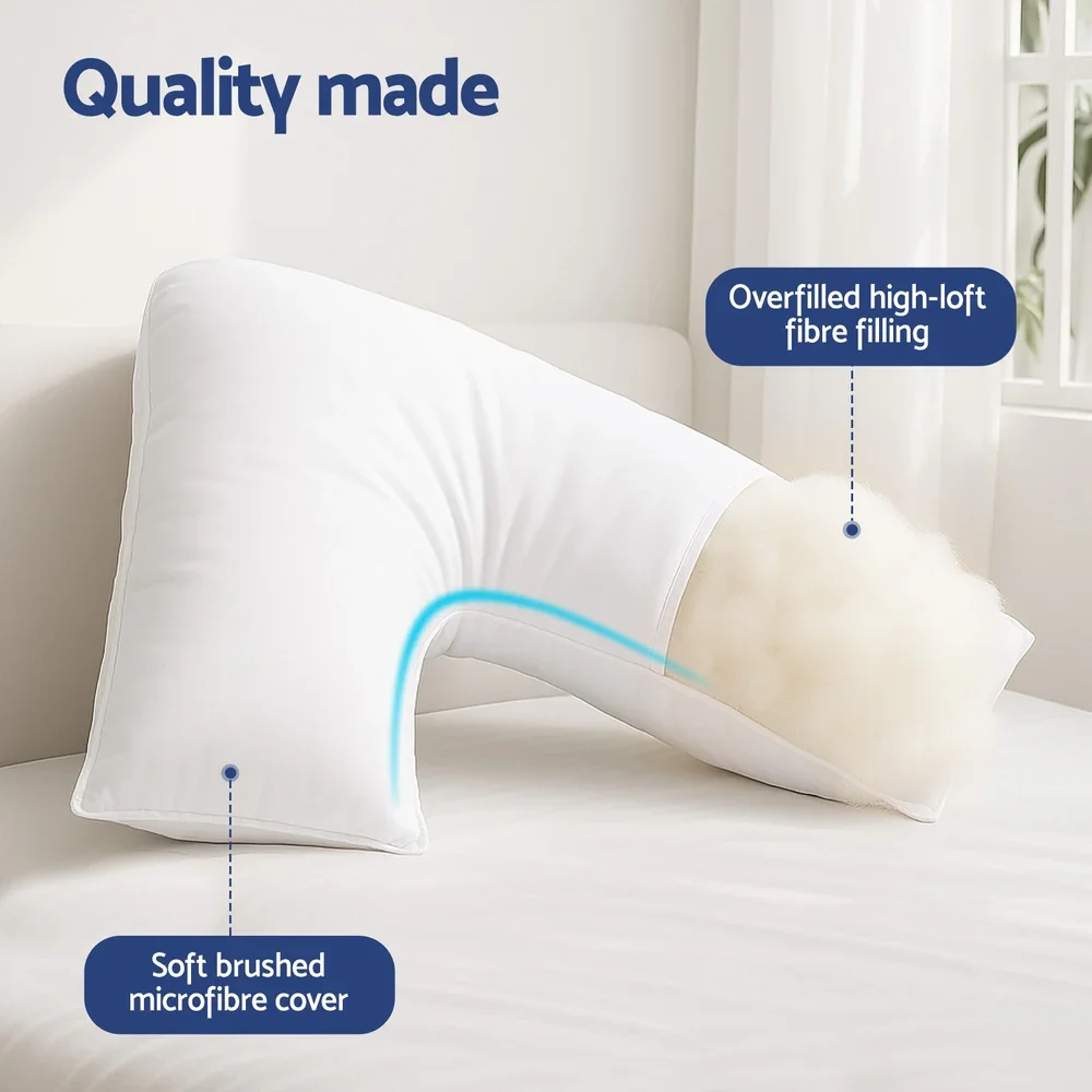 V Shape Pillow Boomerang Nursing Body Cushion - Image 3
