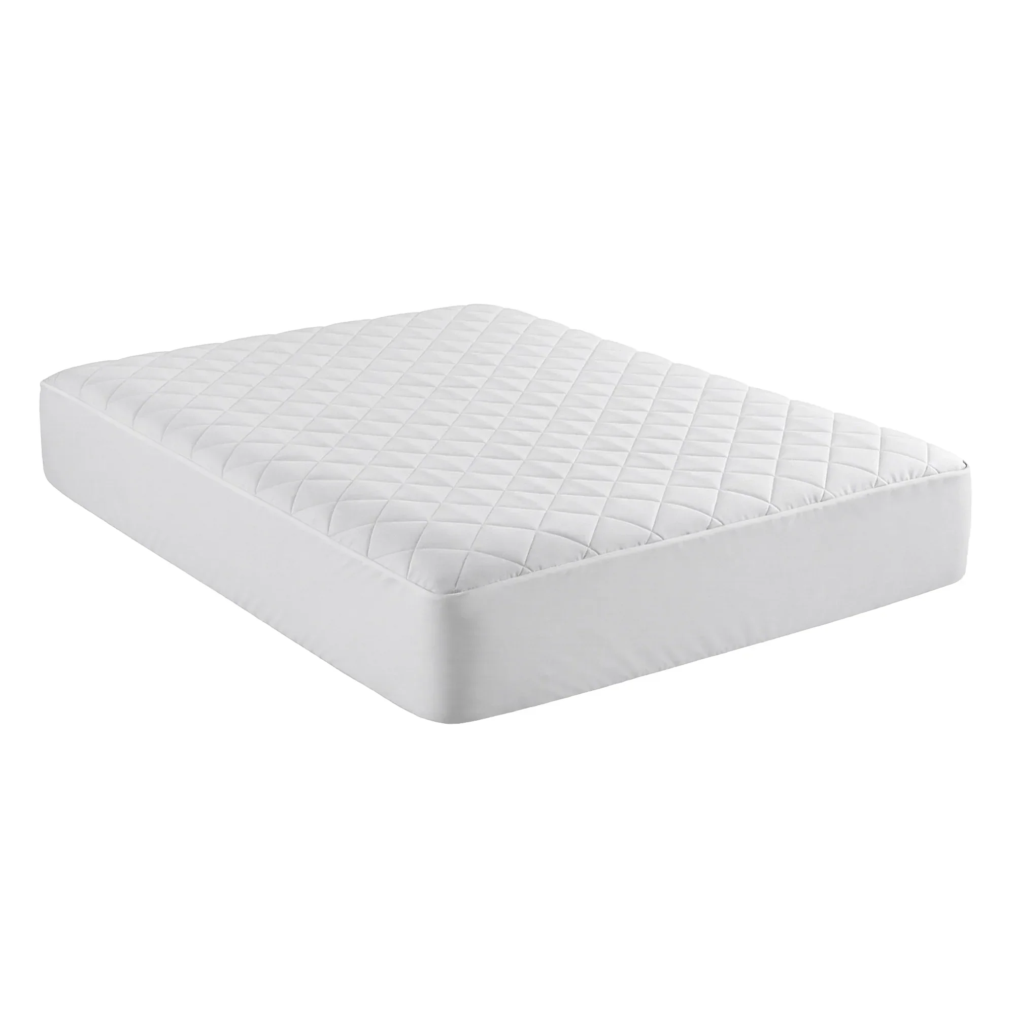 Waterproof Mattress Protector 100% Cotton Quilted Fitted Cover Double - Image 2