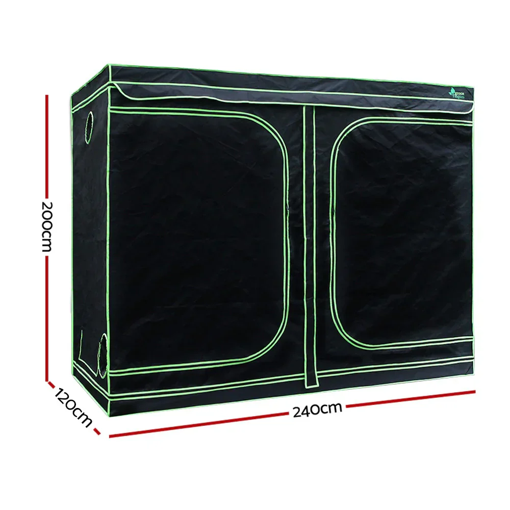 Grow Tent Light Kit 240x120x200CM 2000W LED 6" Vent Fan, Grow Tent Light Kit LED 2000W Full Spectrum 6" Vent 240x120x200CM - Image 2