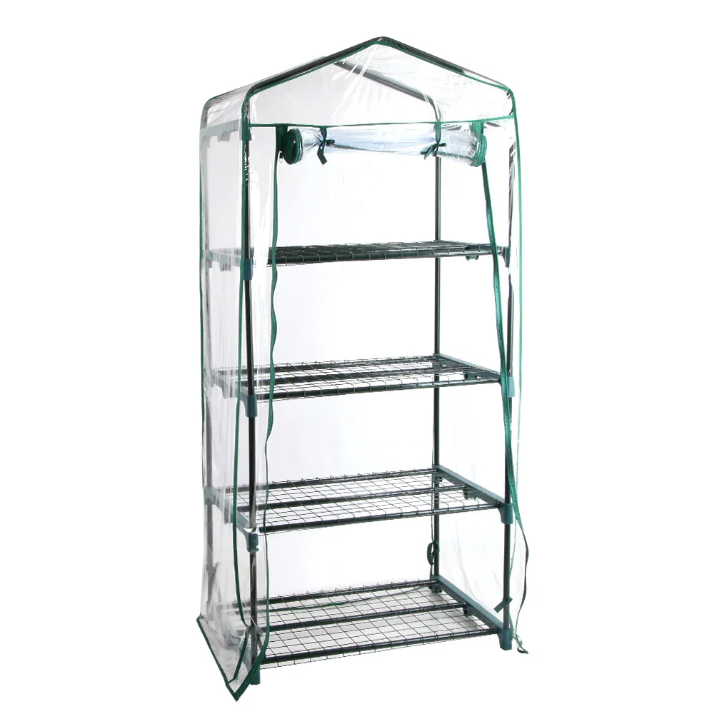 Greenhouse 4 Tiers Mini Green House Garden Bed Planter Box 1.6x0.7x0.5M - Image 6