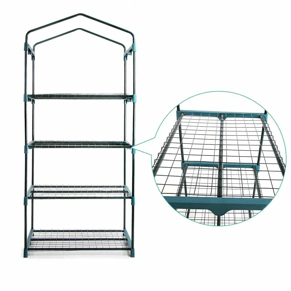 Greenhouse 4 Tiers Mini Green House Garden Bed Planter Box 1.6x0.7x0.5M - Image 8