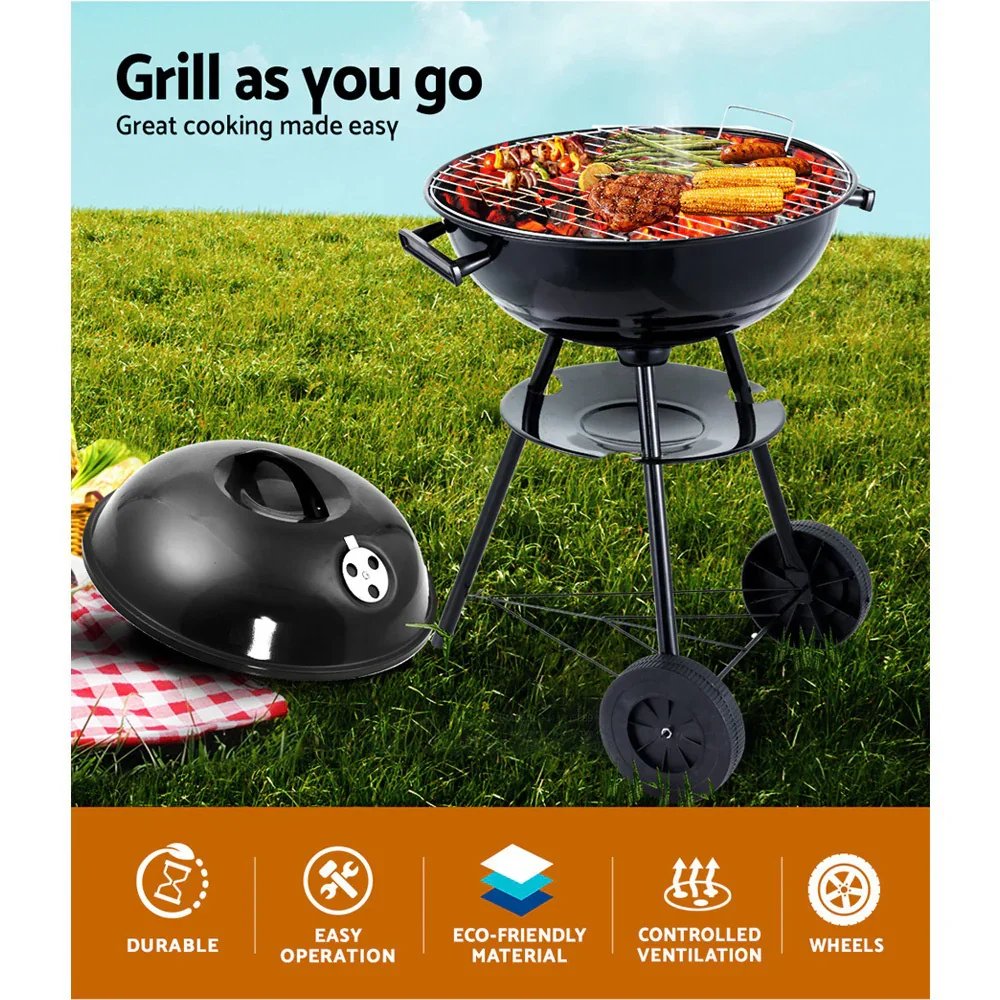 BBQ Grill Charcoal Smoker - Image 2