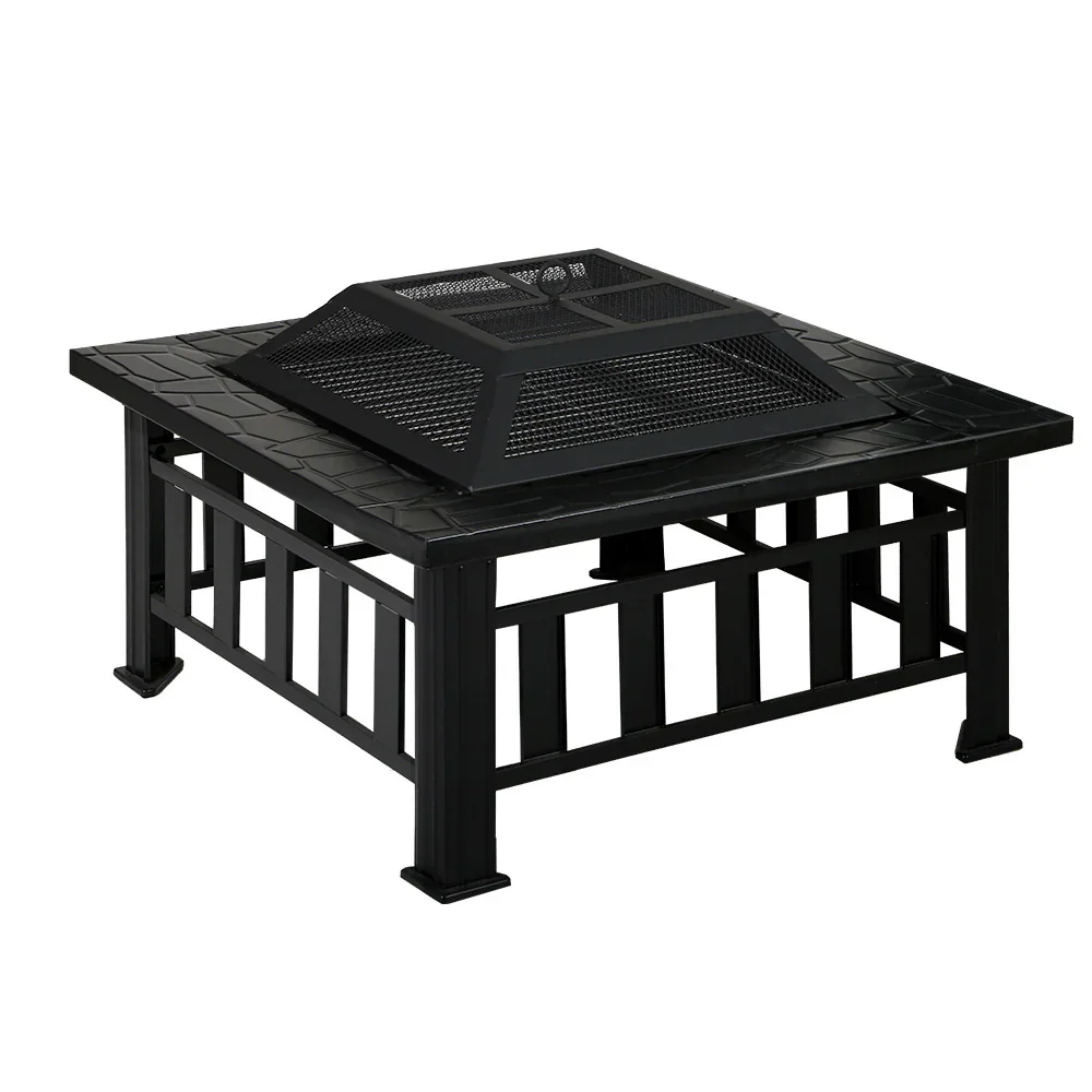 Fire Pit BBQ Grill 2-In-1 Table - Image 8