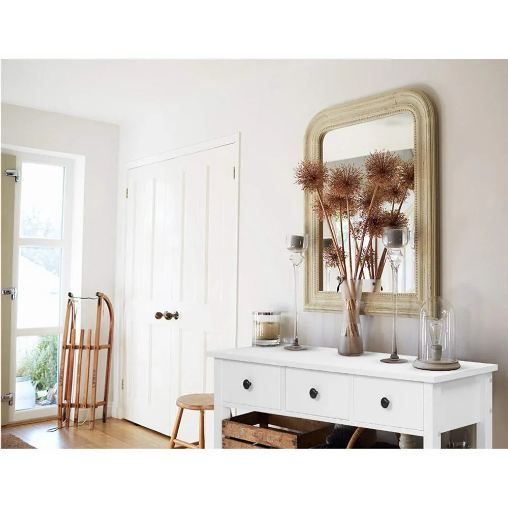 Console Table 3 Drawers 100CM White Chole - Image 8