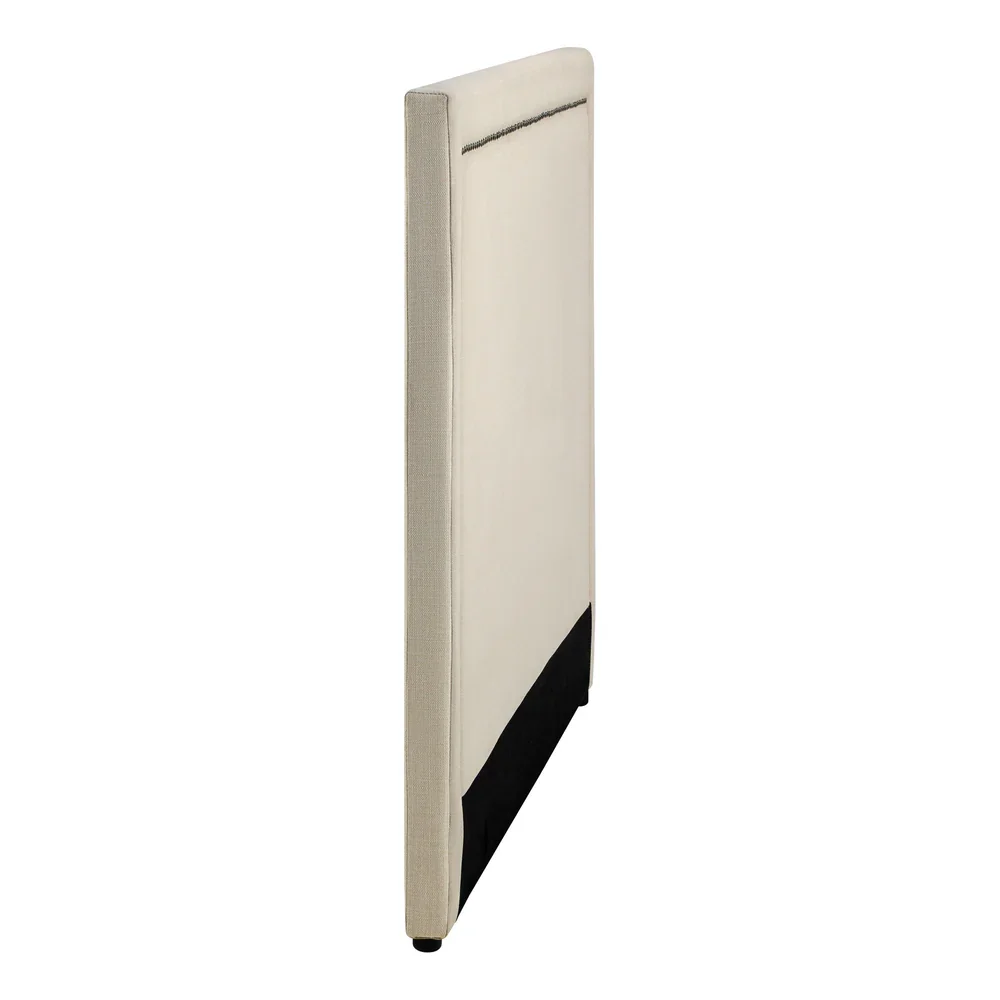 King Size Bed Headboard Bedhead Beige - Image 7