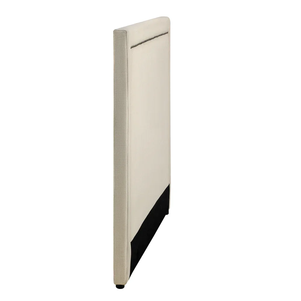 King Single Bed Headboard Bedhead Beige - Image 6