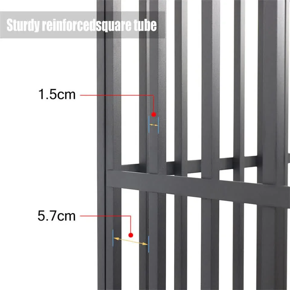 Heavy Duty Dog Cage with Lock & Bottom Tray XXL - Image 8