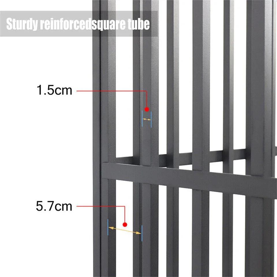 Heavy Duty Dog Cage with Lock & Bottom Tray - Image 9