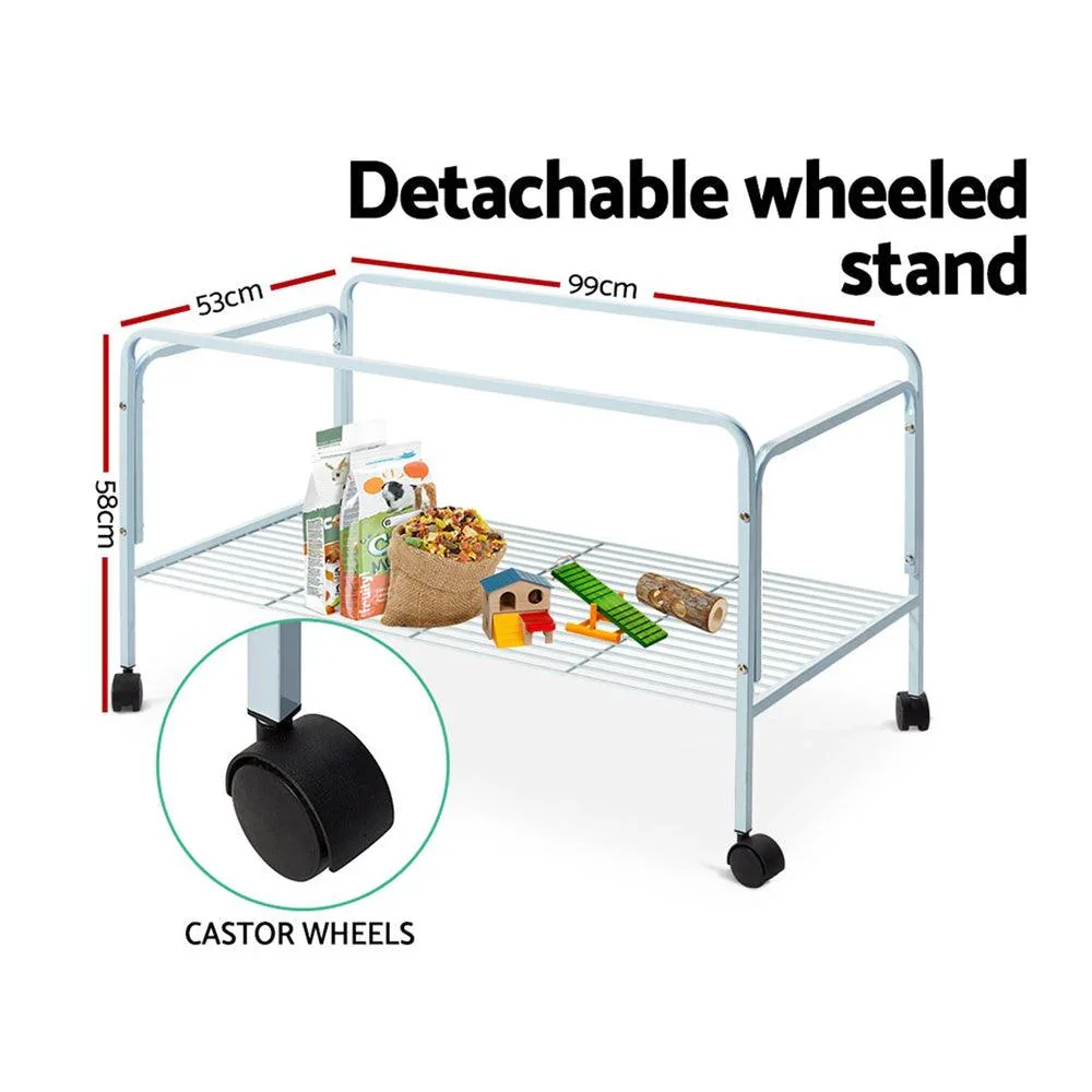 Rabbit Cage Hutch 106cm Indoor Enclosure Carrier - Image 4