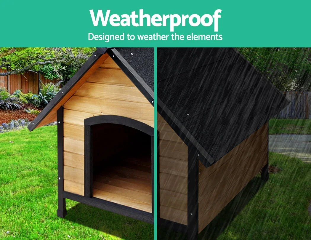 Dog Kennel Extra Large Wooden Outdoor House Pet Puppy House XL Crate Cabin Waterproof - Image 3