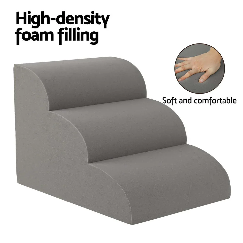 Dog Ramp Steps Foam 3 Tier Pet Stairs For Bed Sofa Car Portable Indoor - Image 5
