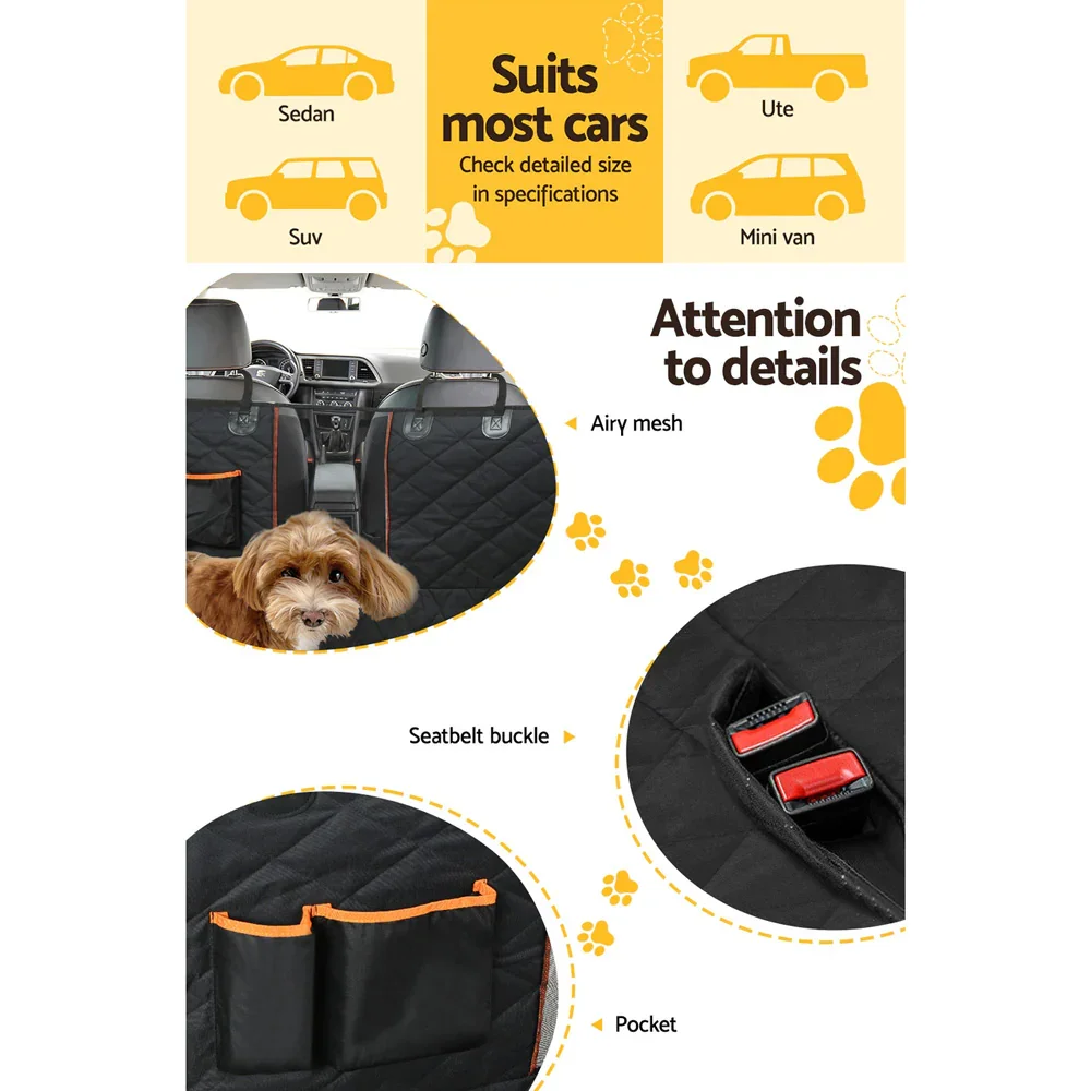 Pet Car Seat Cover Dog Hammock Protector Back Waterproof Belt Non Slip Mat - Image 7