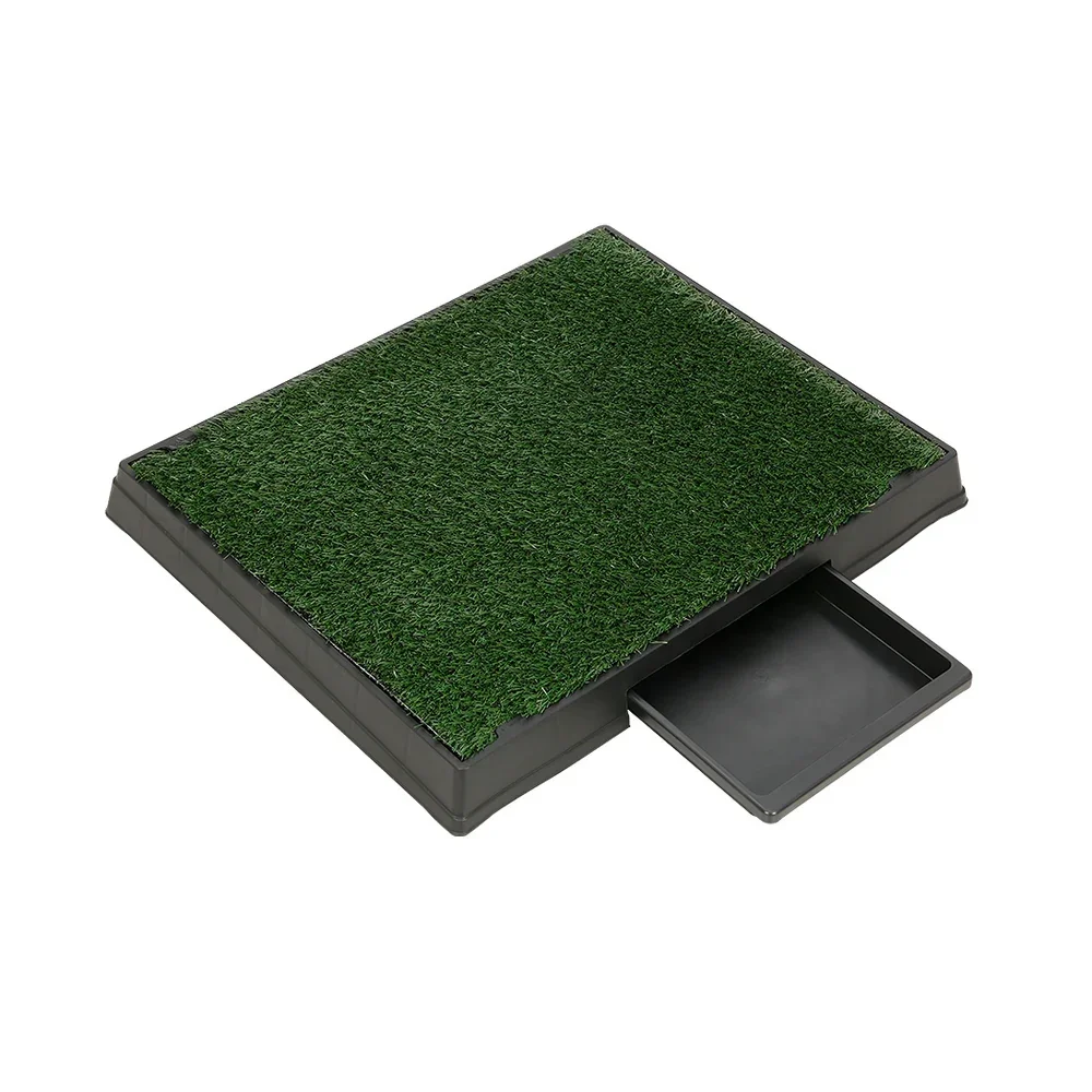 Pet Training Pad Dog Potty Toilet Large Loo Portable With Tray Grass Mat - Image 4