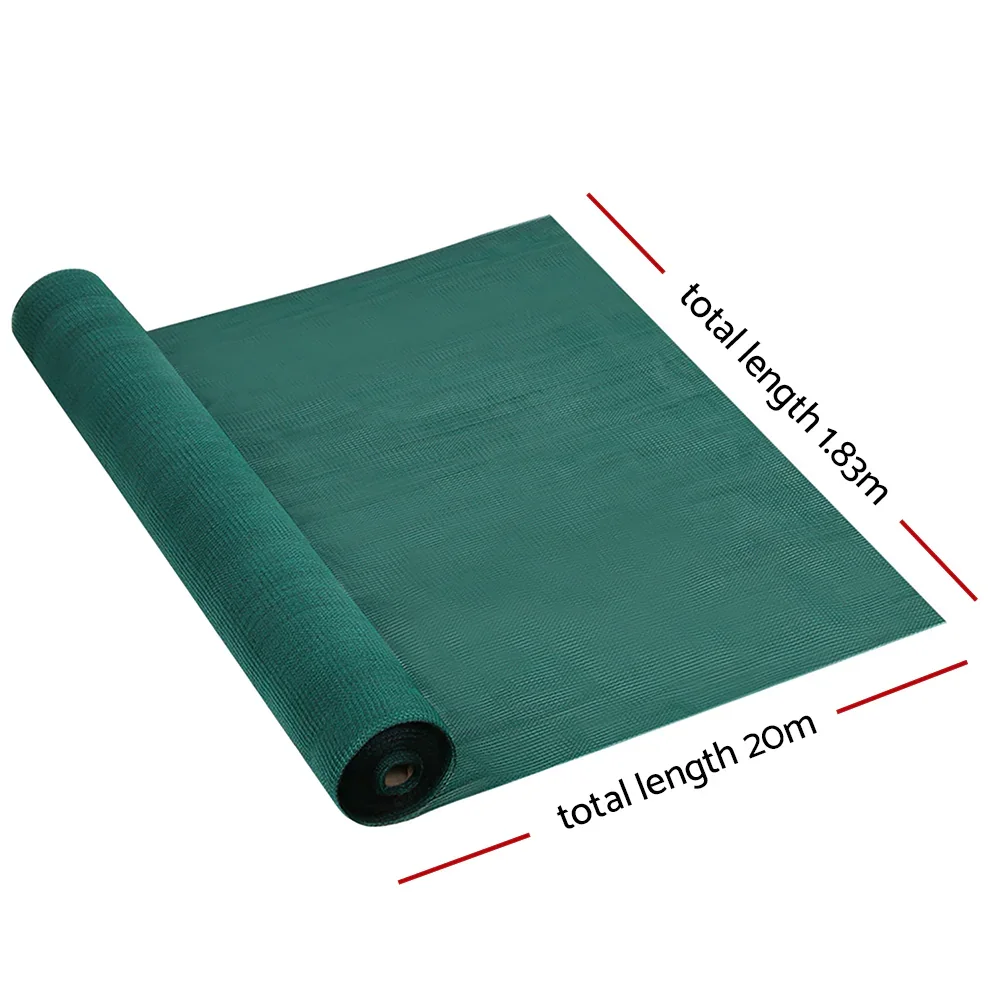 30% Shade Cloth 1.83x20m Shadecloth Wide Heavy Duty Green - Image 3