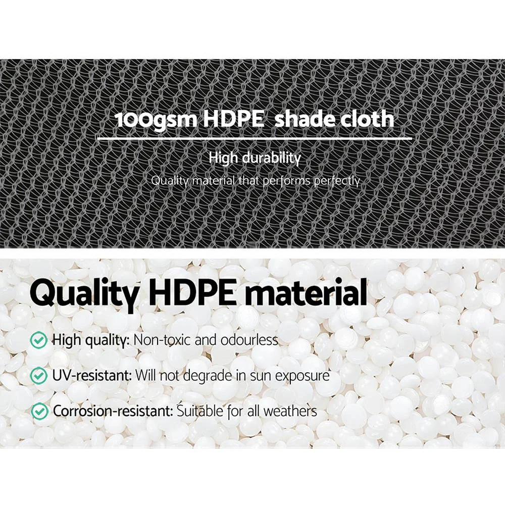 50% Shade Cloth 3.66x30m Shadecloth Wide Heavy Duty White - Image 5