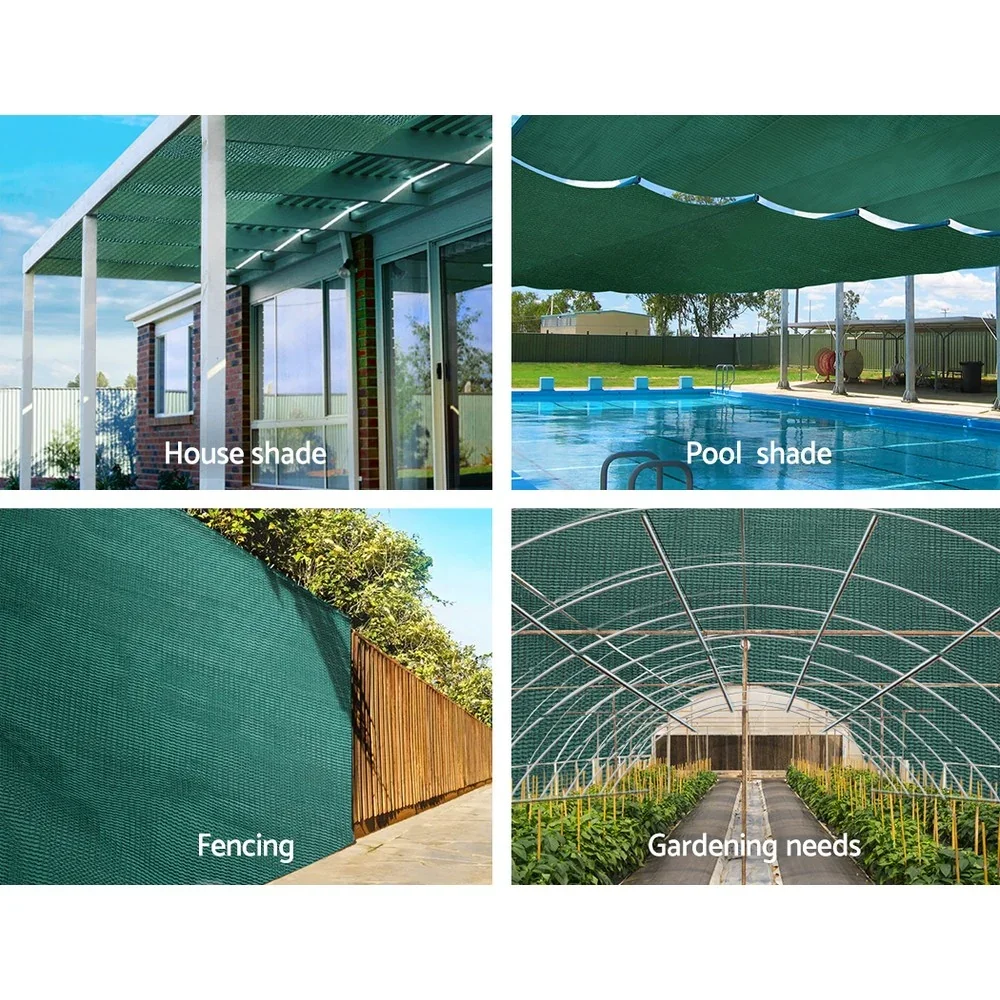 30% Shade Cloth 1.83x10m Shadecloth Wide Heavy Duty Green - Image 4