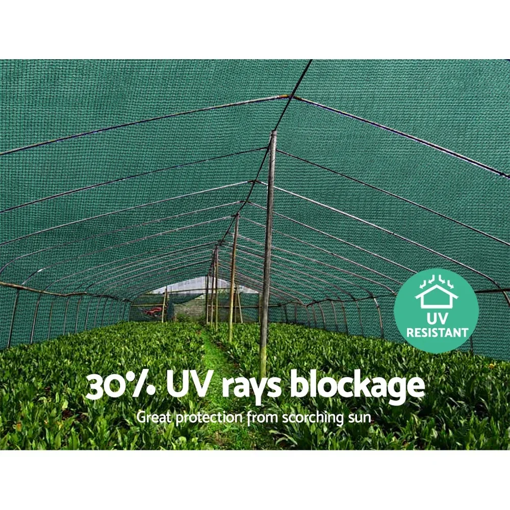 30% Shade Cloth 1.83x10m Shadecloth Wide Heavy Duty Green - Image 6