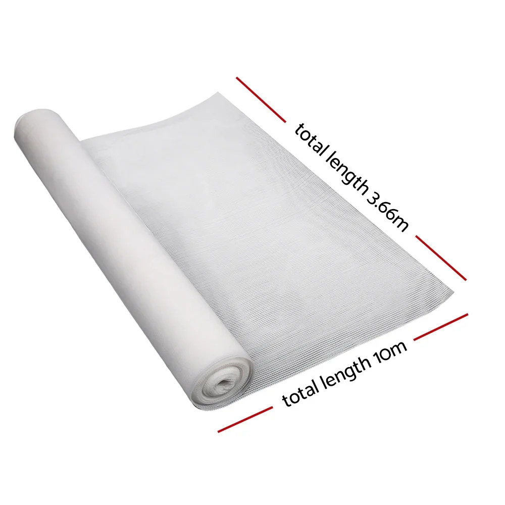 50% Shade Cloth 3.66x10m Shadecloth Wide Heavy Duty White - Image 2