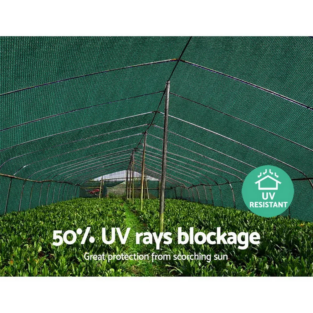 50% Shade Cloth 1.83x20m Shadecloth Sail Heavy Duty Green - Image 6