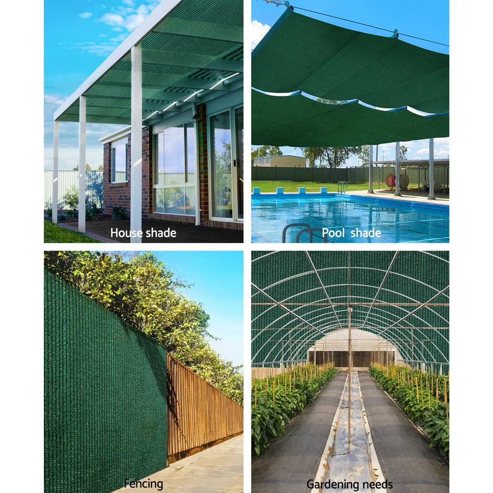 70% Shade Cloth 1.83x20m Shadecloth Sail Heavy Duty Green - Image 4