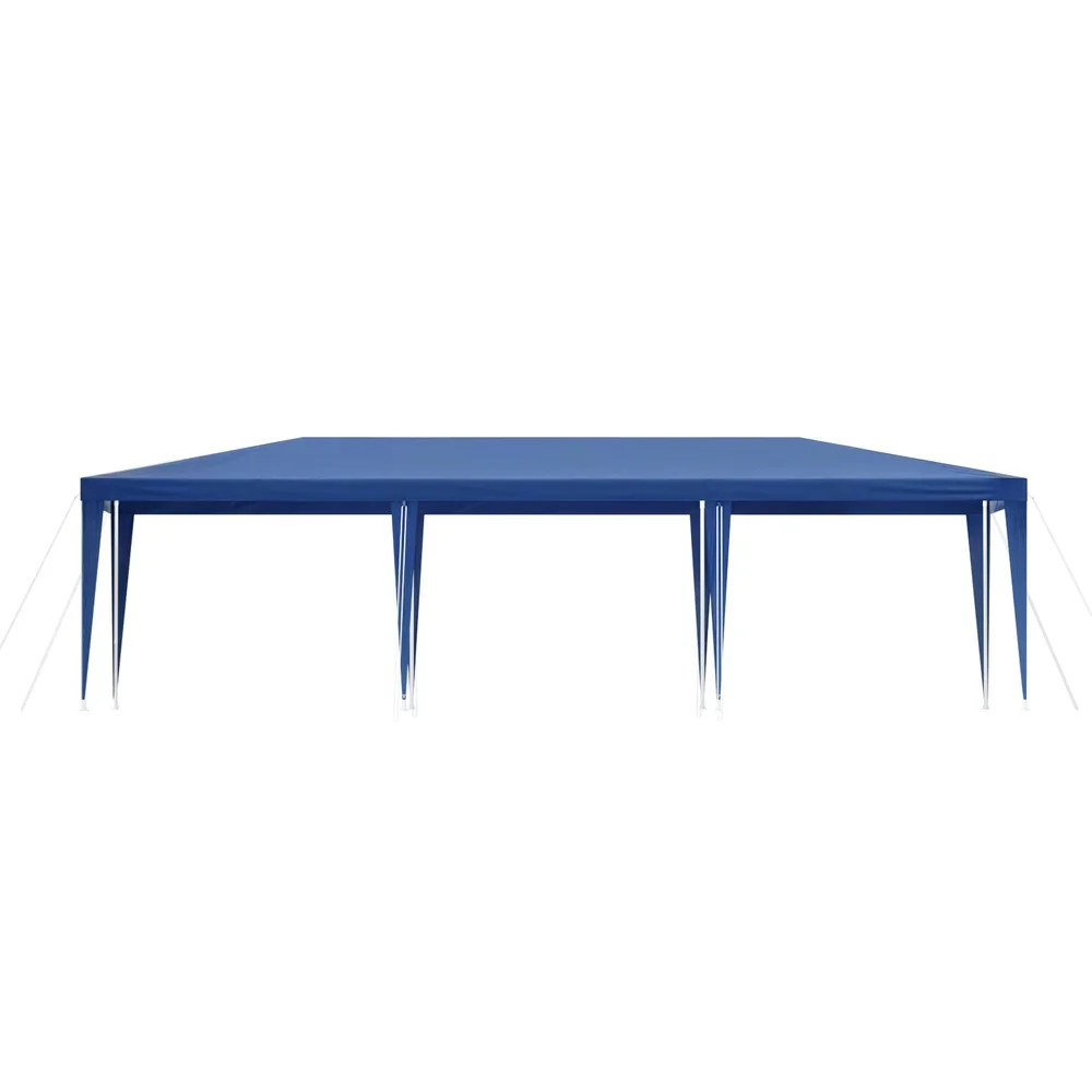 Gazebo 3x9m Wedding Party Marquee Tent Outdoor Event Camping Shade Blue - Image 3
