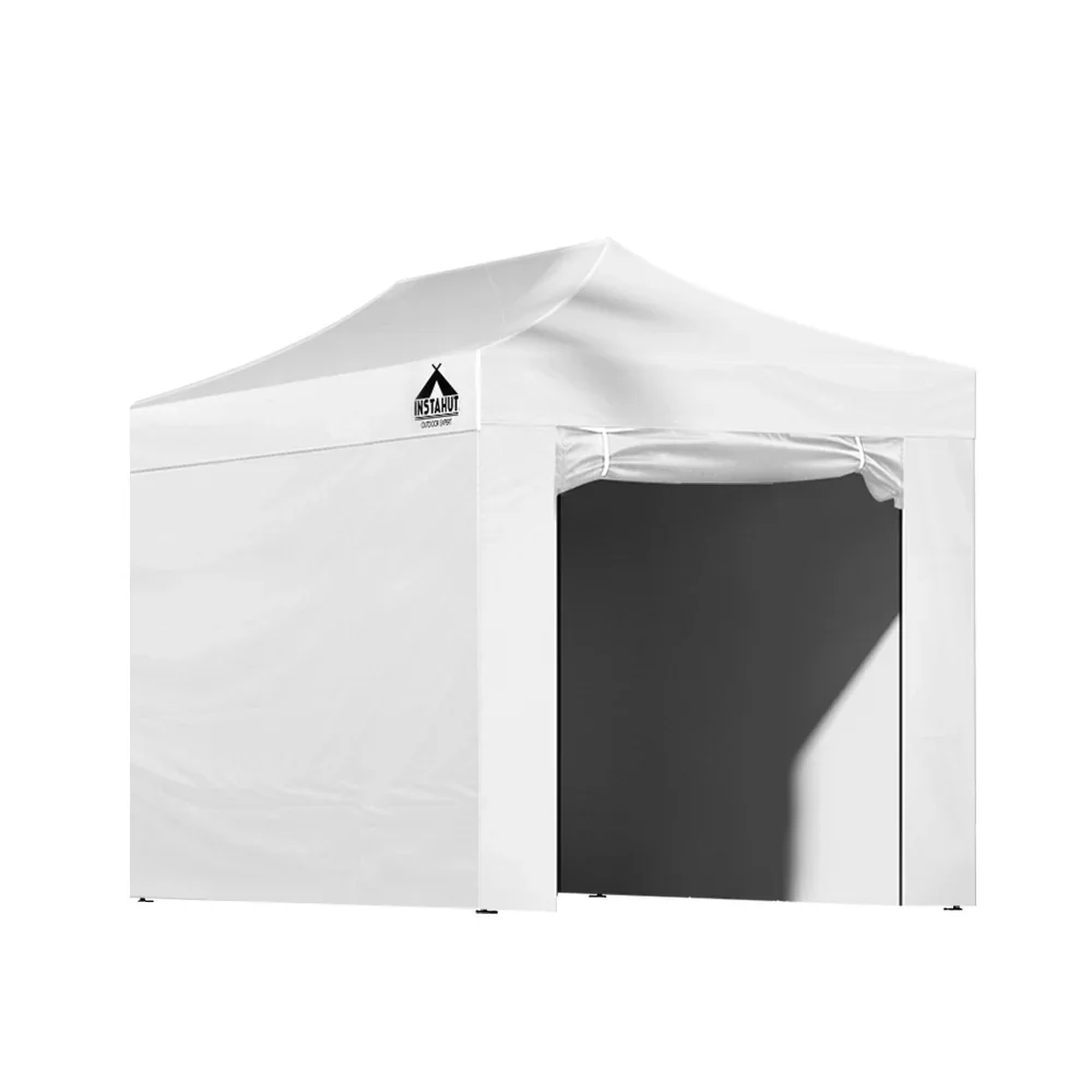 Gazebo 3x4.5 Pop Up Marquee Folding Tent Wedding Gazebos Camping Outdoor Shade Canopy White - Image 2