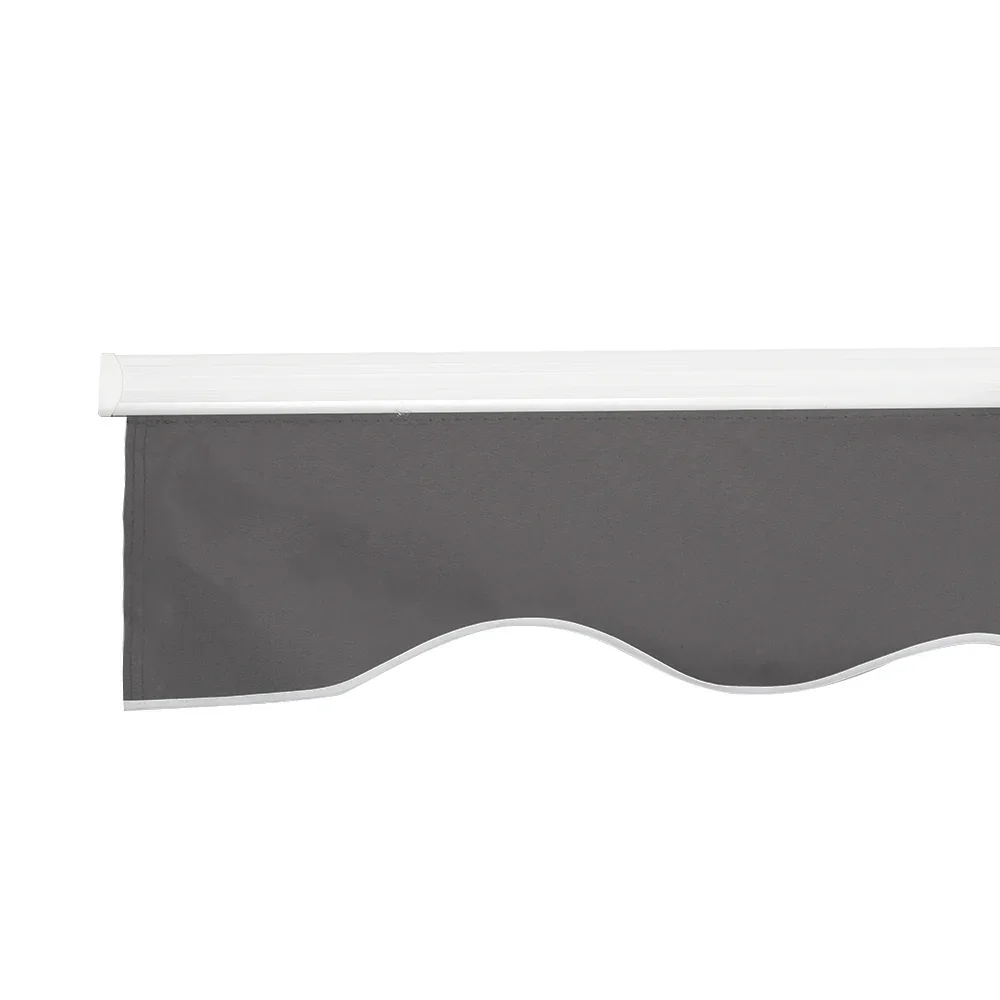 Retractable Folding Arm Awning Motorised Sunshade 2Mx1.5M Grey - Image 4