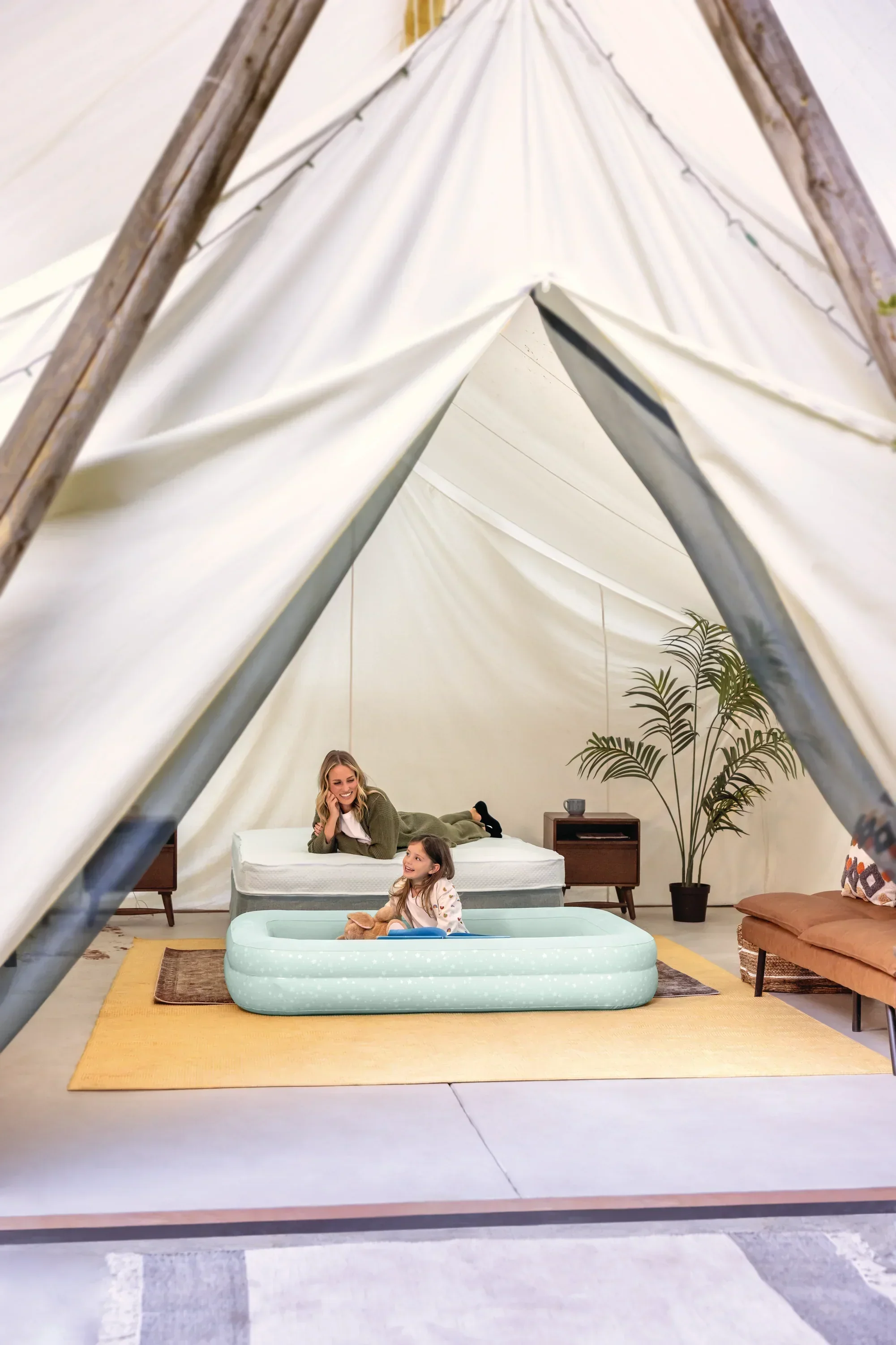 Kidz Inflatable Travel Bed set with Hand Pump - Stars. Great for Travel 66810 - Image 10