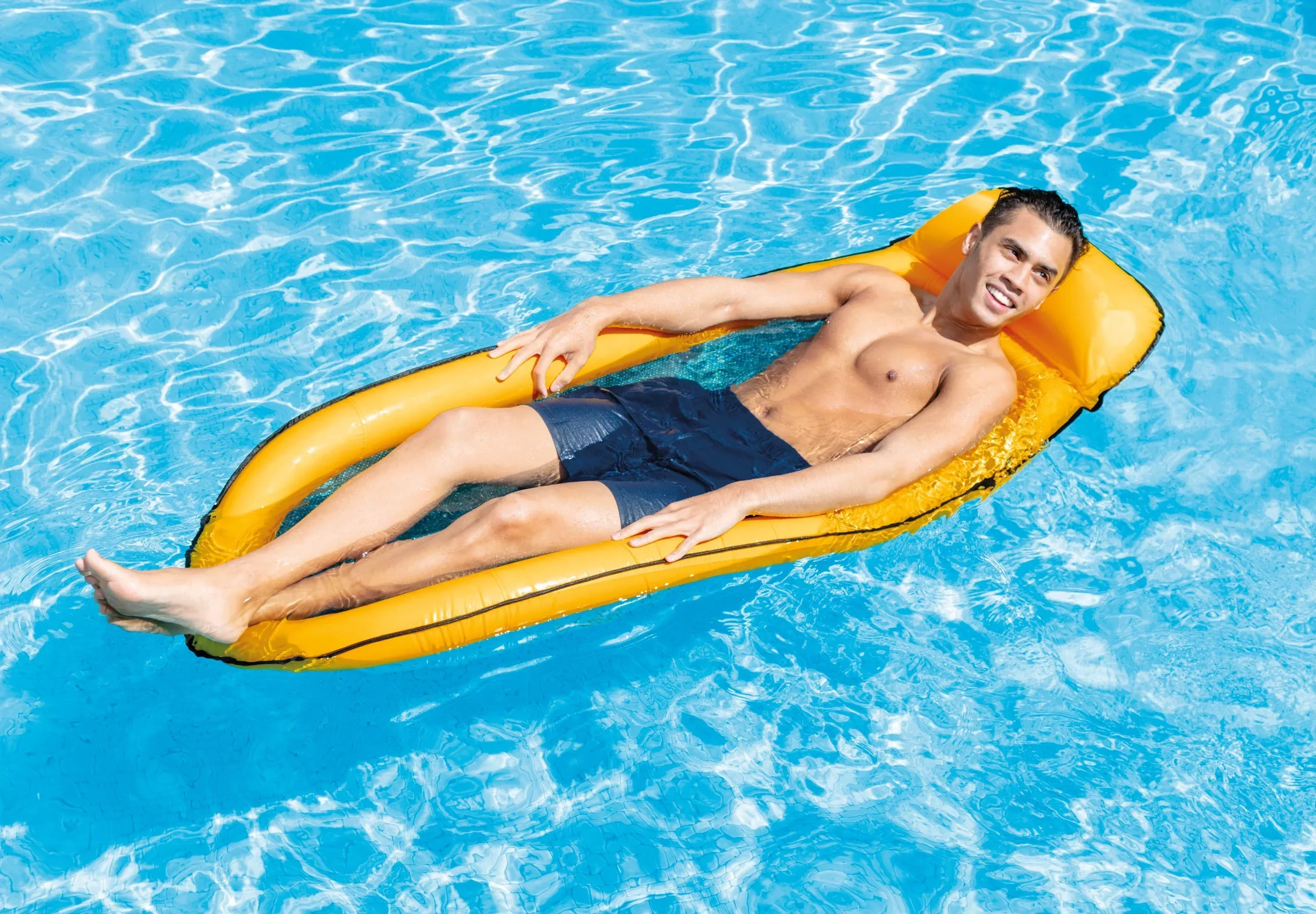 Mesh Inflatable Pool Lounge - Great for Travel 58836 - Image 4