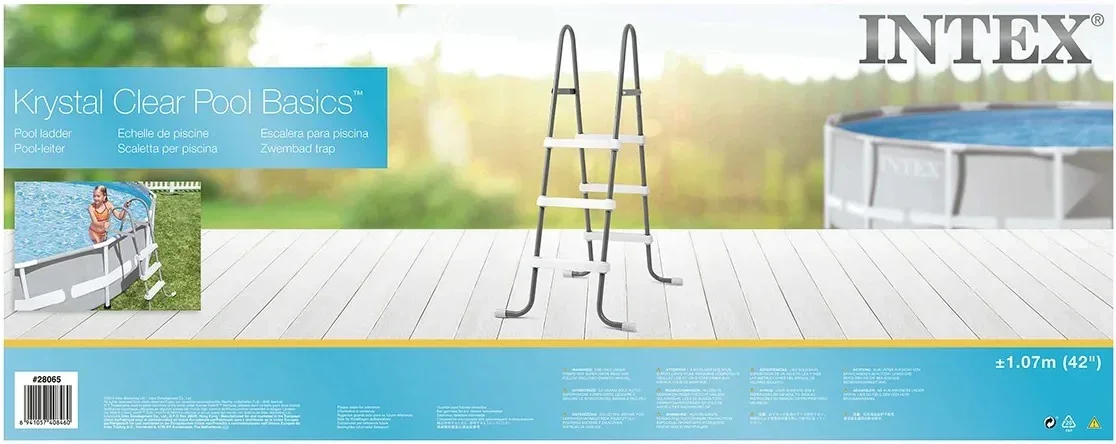 Pool Ladder 42 Inch 107cm Above Ground Pools 28065 - Image 2