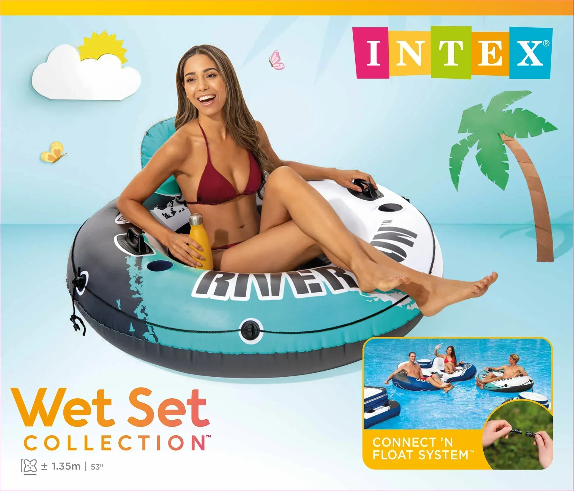 River Run Aqua Inflatable Tube 56825 - Image 10